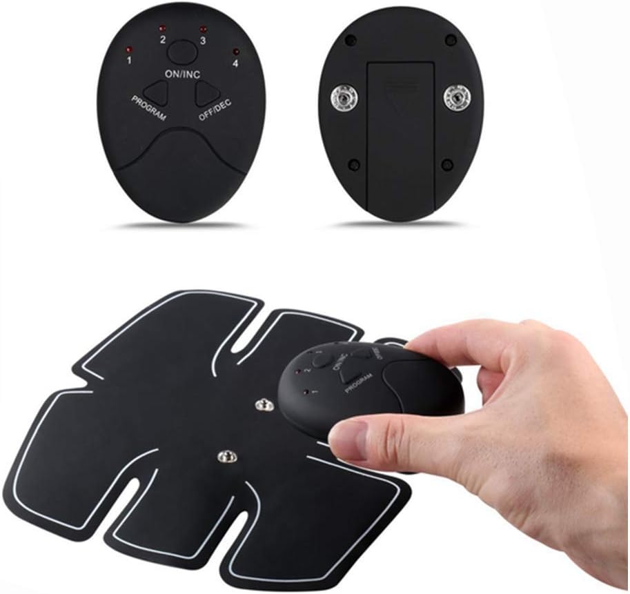 Wireless 6-Pack Abs Stimulator – Rechargeable Vibrating Muscle Exerciser & Body Massager for Abdominal Training Wireless 6-Pack Abs Stimulator – Rechargeable Vibrating Muscle Exerciser & Body Massager for Abdominal Training